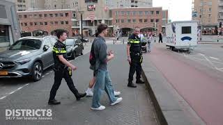 Drie mannen aangehouden na beklimmen van flatgebouw Zwolsestraat Den Haag [upl. by Trixi]