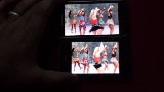 Retina Display vs Samsung SuperAMOLED featuring Shakira [upl. by Eelatsyrc]