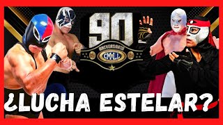 🔥CMLL ANIVERSARIO 90 CMLL 👉🏻 MÁSCARAS VS MÁSCARA 😱 [upl. by Nnahtur]