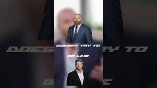 Triple H Doesn’t Try To Be Like Vince McMahon [upl. by Lamee]