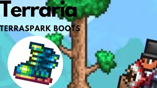 Terraria crafting Terraspark Boots finally [upl. by Viva60]