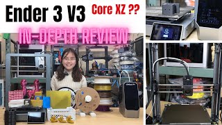 Creality Ender 3 V3 INDEPTH review does CoreXZ not XY make any difference on a bed slinger [upl. by Hurlbut]