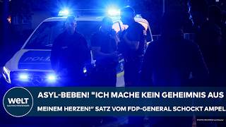 ASYL quotIch mache kein Geheimnis aus meinem Herzenquot FDPGeneral löst mit einem Satz AmpelBeben aus [upl. by Sirama]