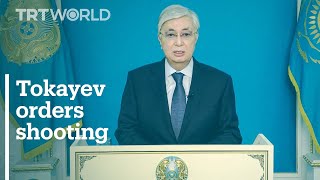 Kazakh President Tokayev Those who dont give up will be destroyed [upl. by Saber654]