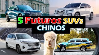 TOP 5 SUV Chinas Interesantes y Lujosas que Llegan para 2023  Vary Topics [upl. by Kraska794]