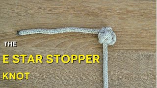 How to tie an E Star stopper knot [upl. by Ilojna]