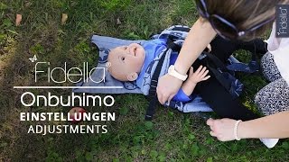 Fidella Onbuhimo carrier  ADJUSTMENTS [upl. by Rigdon]