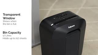 Fellowes LX50 Personal Home Office Paper Shredder [upl. by Notniw656]