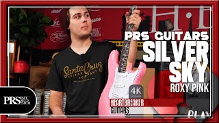 PRS Guitars  Roxy Pink Silver Sky  4K Video  Demo with Heartbreaker Guitars [upl. by Ahtelra]