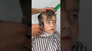 Corte de pelo para niño barbero cortedepelo corteclasico niños niñosyniñasfelices moda [upl. by Lorien]