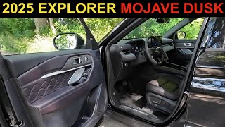 2025 Ford Explorer Mojave Dusk Interior Brings Purple Luxury Hands On Tour [upl. by Emerson162]