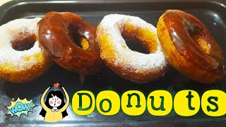 Donuts  டோனட்ஸ்  Sweet  Scnaks fluffy donutsegglesschocolate bunMy Cooking My Style [upl. by Annawd]