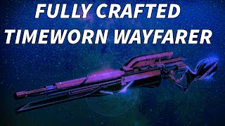 FULLY CRAFTED TIMEWORN WAYFARER REVIEW  Destiny 2 Timeworn Wayfarer PVP Review [upl. by Huberman737]