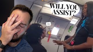 Passenger Removed From Frontier Flight The Exit Row Video [upl. by Marc584]