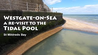 Westgate On Sea revisit the tidal pool using old postcards Kent UK [upl. by Neeuq]