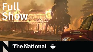 CBC News The National  Jasper wildfire emergency [upl. by Asus]