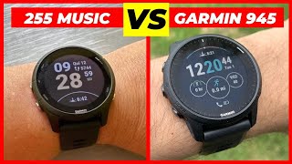 Garmin Forerunner 255 Music vs 945  Comparativo Completo [upl. by Heiney]