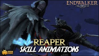 FFXIV Endwalker  Reaper Skill Animations [upl. by Ulphi]