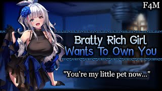 Bratty Rich Girl Wants To Own YouBossyDominantMean GirlAra Ara  ASMR Roleplay F4M [upl. by Hizar]