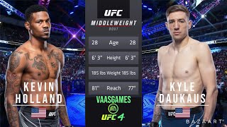 KEVIN HOLLAND VS KYLE DAUKAUS FULL FIGHT UFC FIGHT NIGHT [upl. by Hahsia]