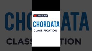 CHORDATA CLASSIFICATION [upl. by Absalom]