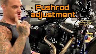 Harley pushrod adjustment [upl. by Alta536]