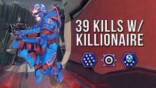 Online Dater  39 kills w Killionaire  Halo 5 SWAT Gameplay on Coliseum [upl. by Arakahs]