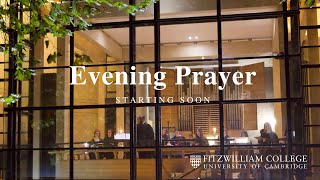 5 May 2024 Live Sung Evening Prayer Fitzwilliam Chapel [upl. by Heringer]