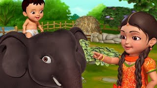 Hathi Raja New Video  Hindi Rhymes for Children  Infobells [upl. by Anatolio]