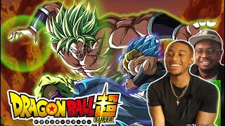 Non anime Fan reacts to Gogeta vs Broly DBS REACTION [upl. by Geithner]