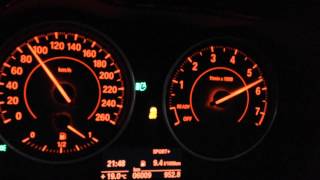 BMW 116i F20 136 PS acceleration 0100 kmh DSC ON amp OFF [upl. by Candie]