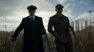 Tommy Shelby shoots pheasants with Oswald Mosley  S05E03  PEAKY BLINDERS [upl. by Aroel540]