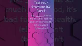 Test Your Grammar B2 Modal Verbs english esl modalverb englishgrammar [upl. by Ardnuahc]