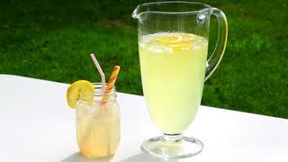 Lemonade Recipe  How to Make Homemade Lemonade [upl. by Kamila]