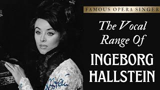 Vocal Range Ingeborg Hallsteins Full Vocal Range F3Bb6 [upl. by Eunice]