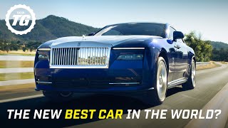 FIRST DRIVE RollsRoyce Spectre – 576bhp £330k Electric Masterpiece  Top Gear [upl. by Nomla]