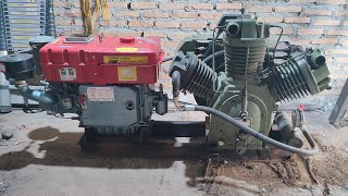 Ingersoll Rand air compressor Model 3000 Test Pressure 16BAR [upl. by Inerney]