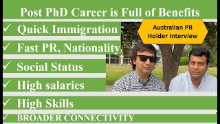 Why We must go for PhD I Rewards of PhD I Fast Track Permanent Residency and Immigration with PhD [upl. by Kraul]