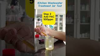 Kitchen Wastewater Treatment by Flocculants and Coagulants Kitchen Effluent Treatment [upl. by Kathryne]