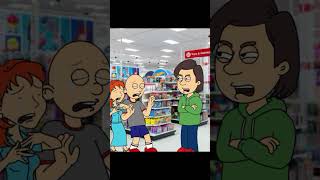 Classic Caillou And Rosie Misbehaves At Targert Grounded Clip [upl. by Ahsenac915]