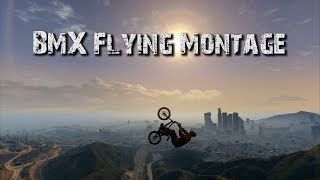 GTA V  Flying The BMX Montage [upl. by Jeffy]