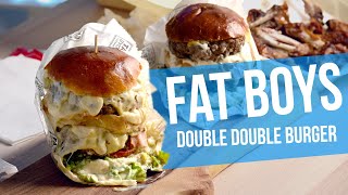 FAT BOYS  DOUBLE DOUBLE BURGER [upl. by Arriat652]