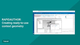 RapidAuthor Tutorial Creating readytouse context geometry [upl. by Anissej]