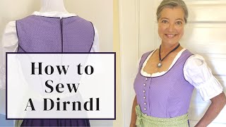 How to Sew a Dirndl  StepbyStep Tutorial [upl. by Otrebogad]