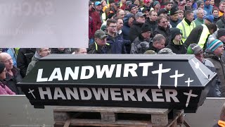 Bauernprotest in Saarburg Klare Worte von Christian Grommes dazuHört selbst rein bis zum Schluß [upl. by Esined225]