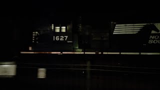 NS 13R with NS 1627 high hood SD402 trailing in Charlottesville Virginia [upl. by Eerok]