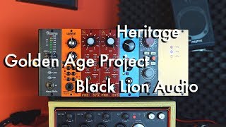 1073style Preamp Shootout Heritage GAP Black Lion Audio [upl. by Yehudit233]