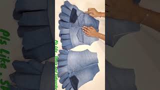 diy reuse outofwaste fashion stitching waste sewing [upl. by Embry693]