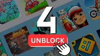 The 4 BEST Unblocked Game Websites for School 2024 [upl. by Bibah]