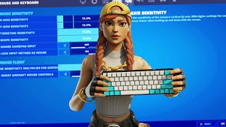 THE BEST Keyboard  Mouse Settings  DPI  Sensitivity PC FORTNITE Season 7 AIMBOT SETTINGS [upl. by Inglis643]